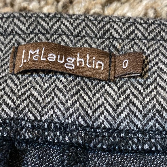 J. McLaughlin Herringbone Crop Pants - Picture 2 of 6